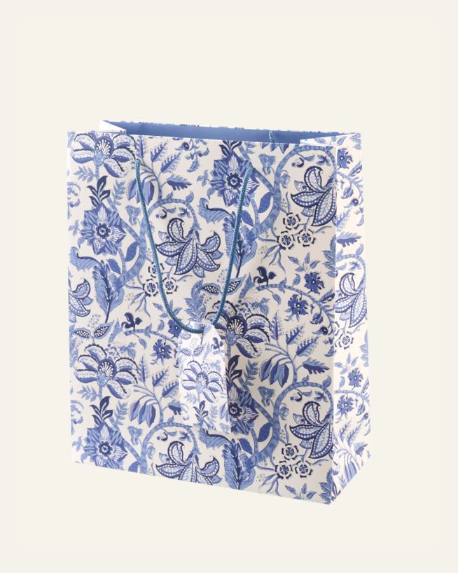 Presentpåse multi/blå - 24x29x10 cm multi/blå - 1