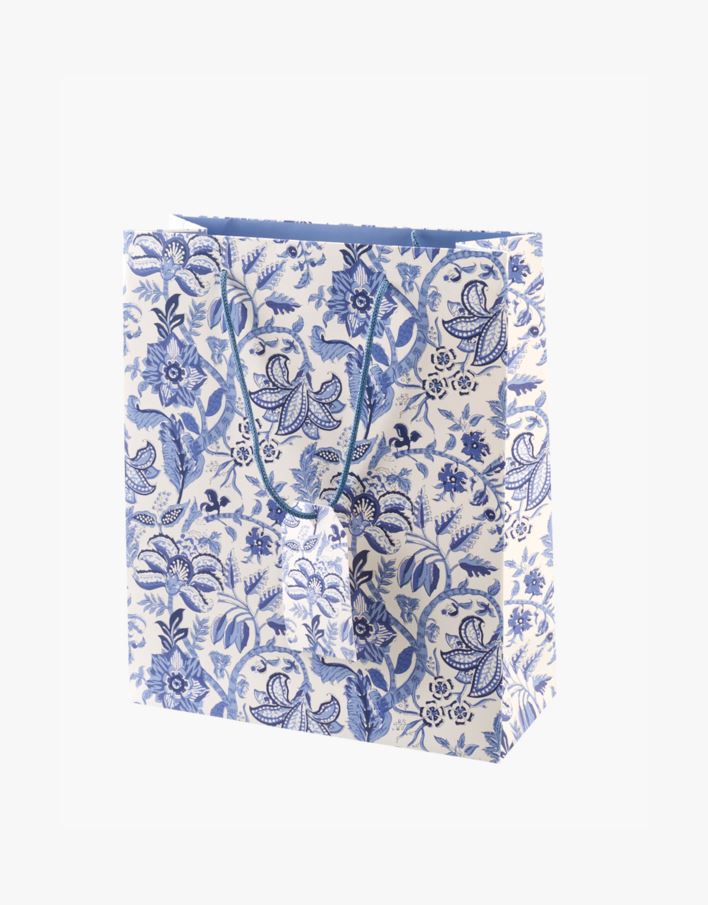 Presentpåse multi/blå - 24x29x10 cm multi/blå - 1