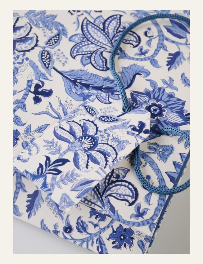 Presentpåse multi/blå - 2