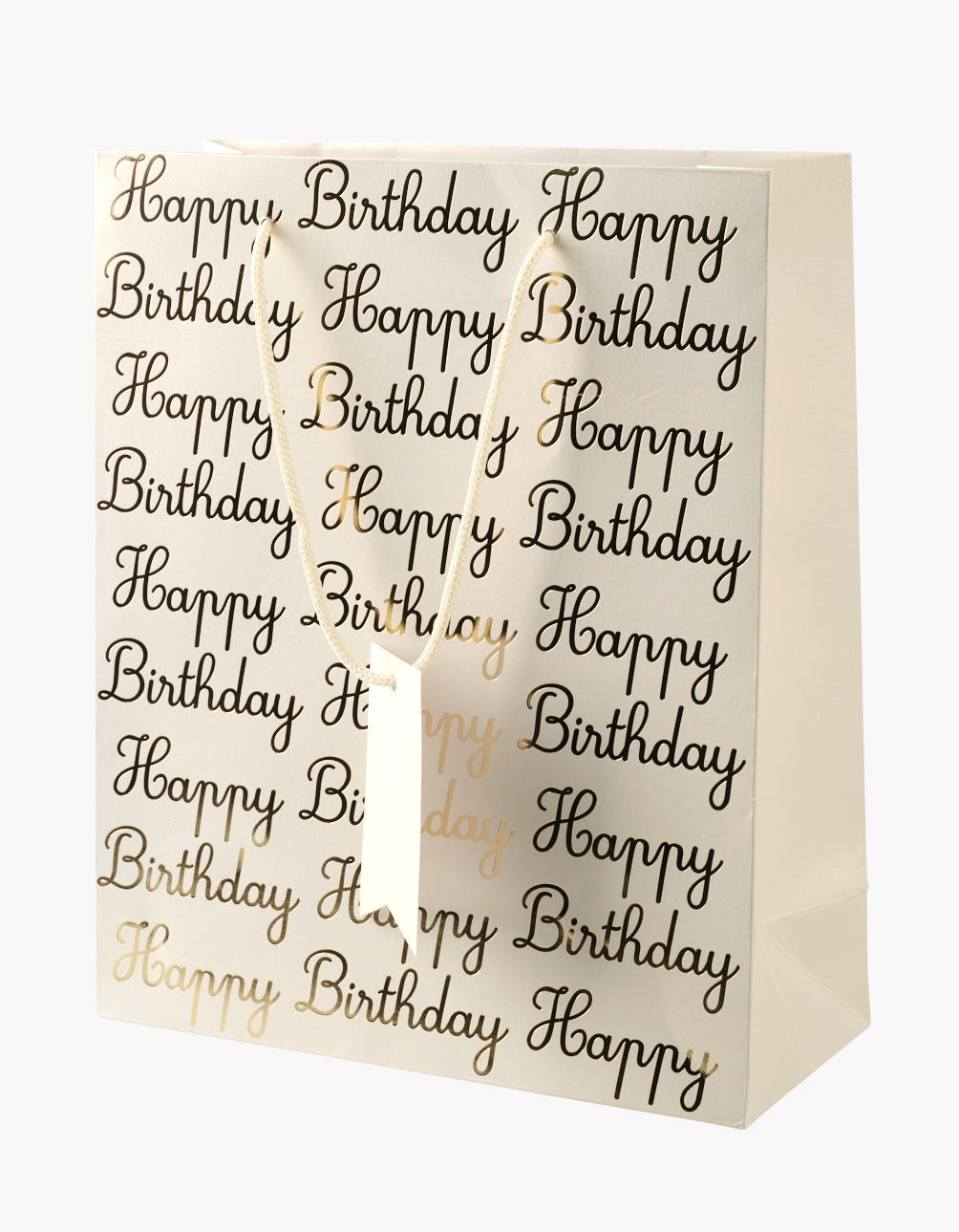 Presentpåse multi offwhite - 24x29x10 cm Multi offwhite - 1