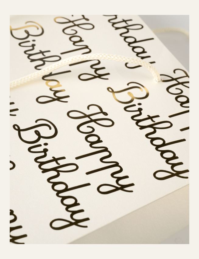 Presentpåse multi offwhite - 2