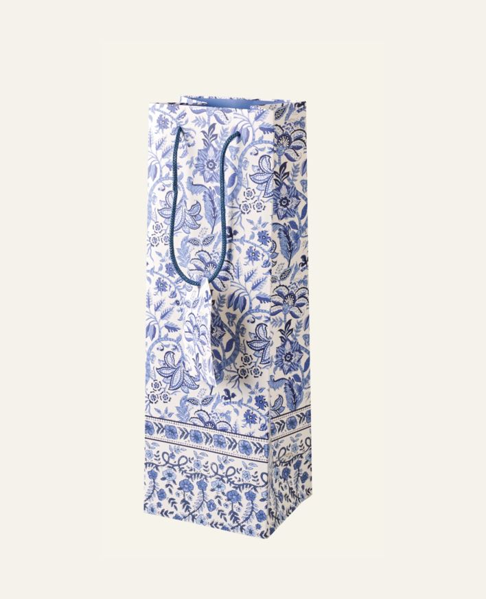 Flaskpåse multi/blå - 12x36x10 cm multi/blå - 1