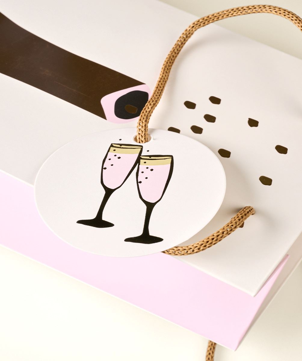 Flaskpåse multi/rosa - 2