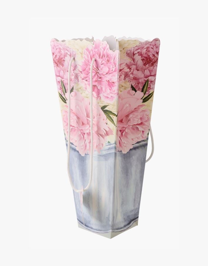 Blomsterpåse multi/rosa - 15,5x36x15,5 cm multi/rosa - 1