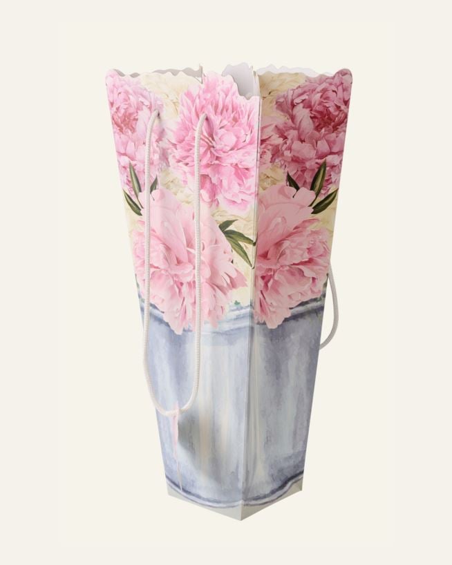 Blomsterpåse multi/rosa - 12x36x10 cm multi/rosa - 1