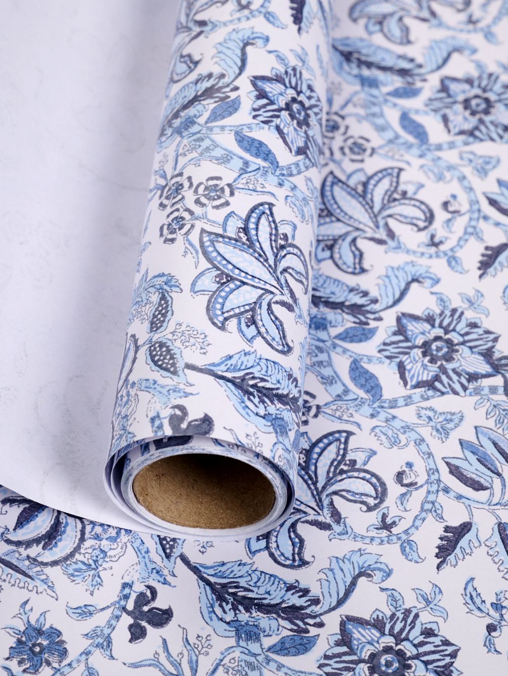 Presentpapper multi/blå - 2