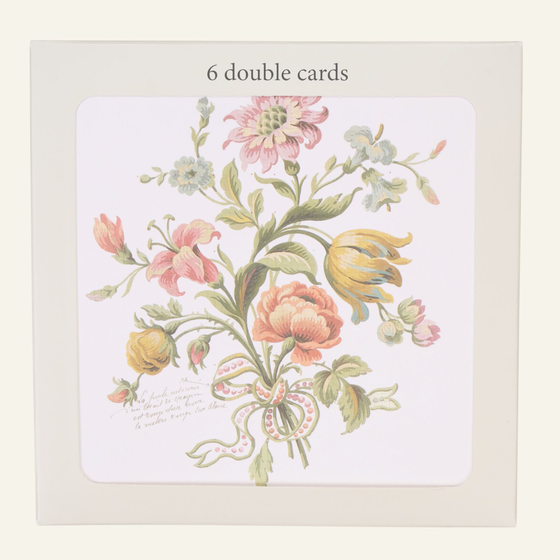 Dubbelt kort multi - 15x15 cm multi - 1
