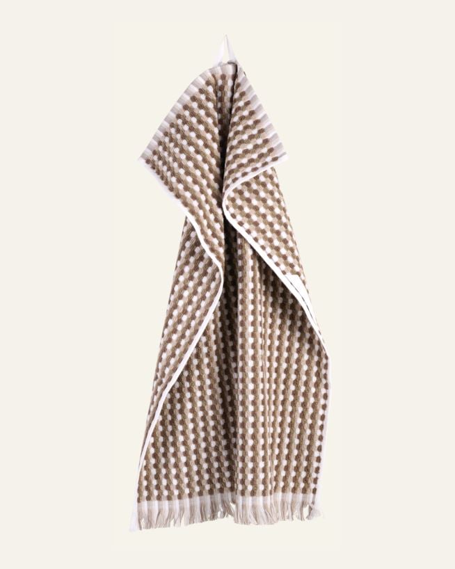 Handduk multi/beige - 50x70 cm multi/beige - 1