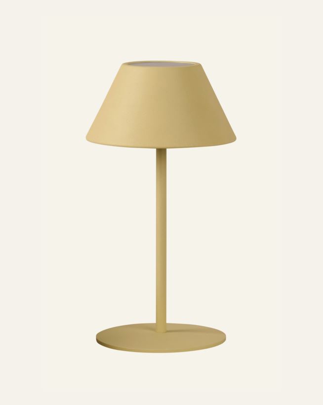 Batteridriven lampa ljusgul - 10x10x21 cm ljusgul - 1