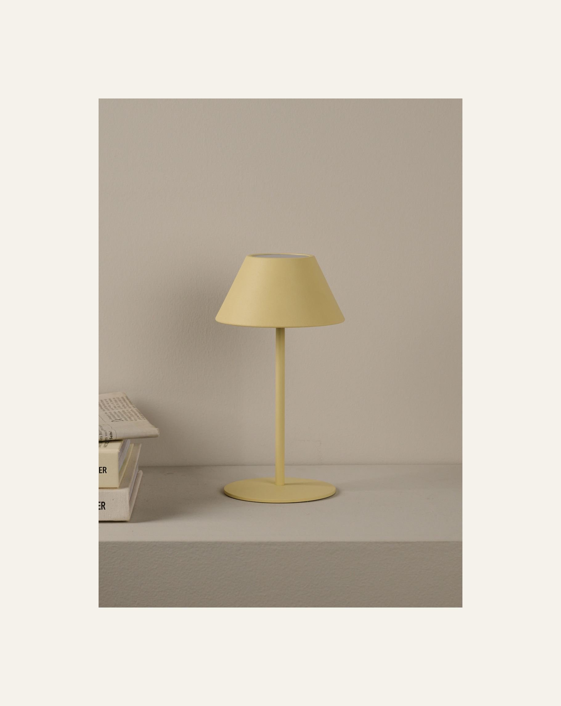 Batteridriven lampa ljusgul - 2