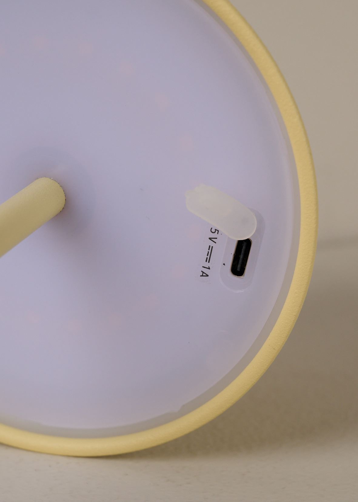 Batteridriven lampa ljusgul - 5