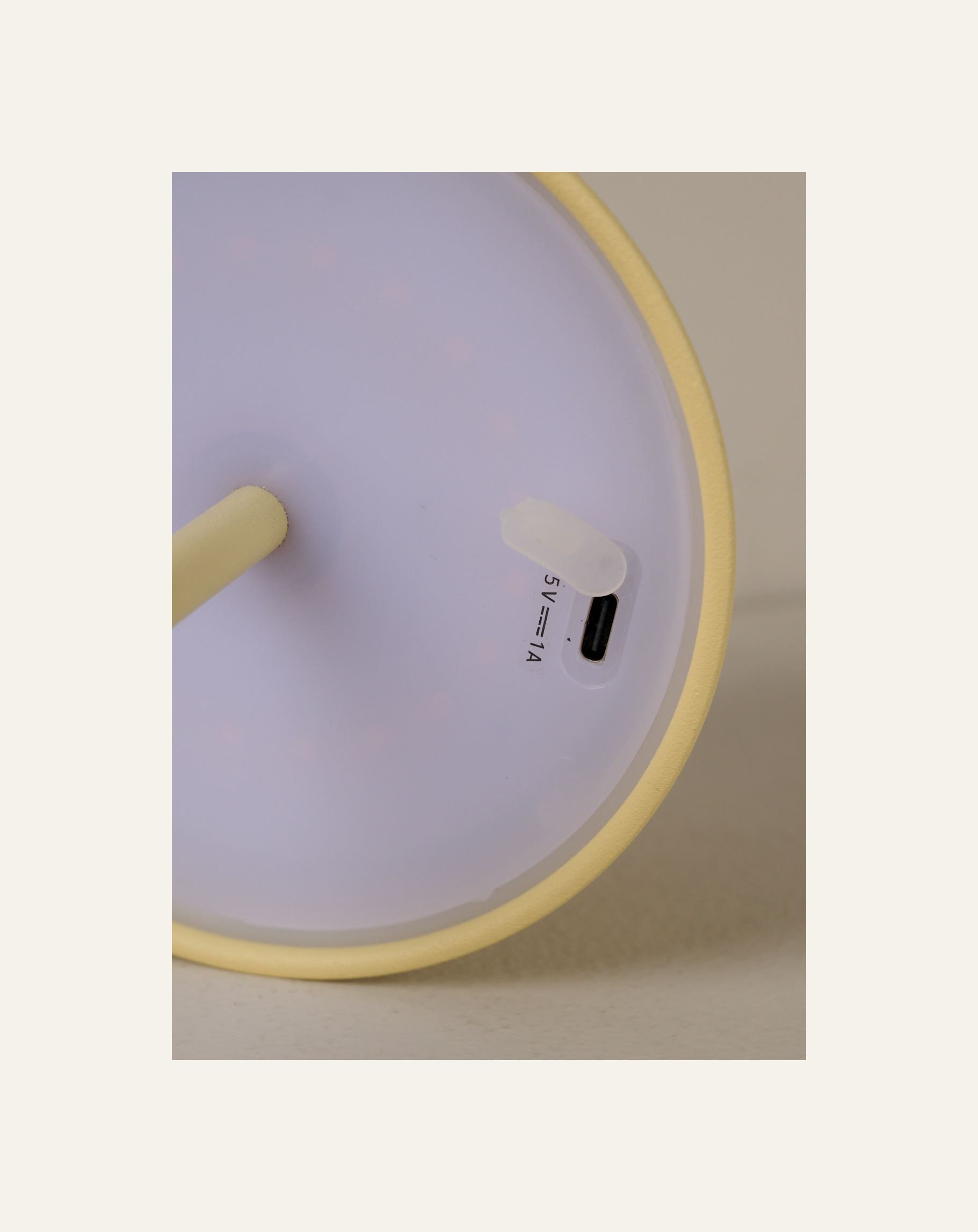 Batteridriven lampa ljusgul - 5