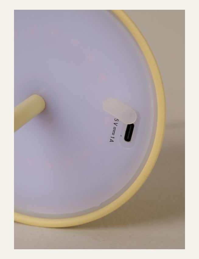 Batteridriven lampa ljusgul - 5