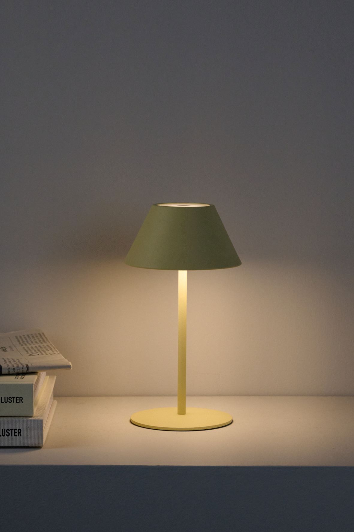 Batteridriven lampa ljusgul - 3