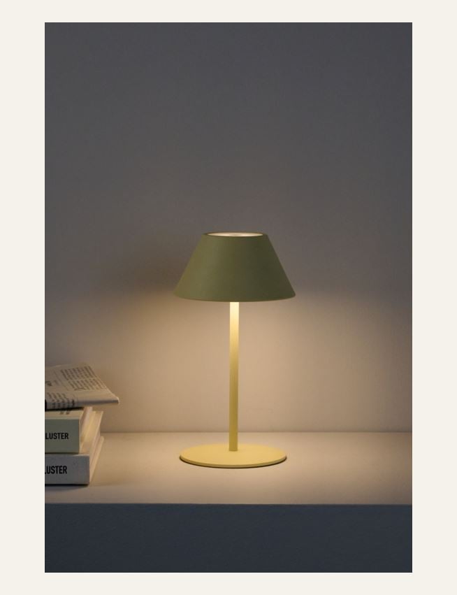 Batteridriven lampa ljusgul - 3