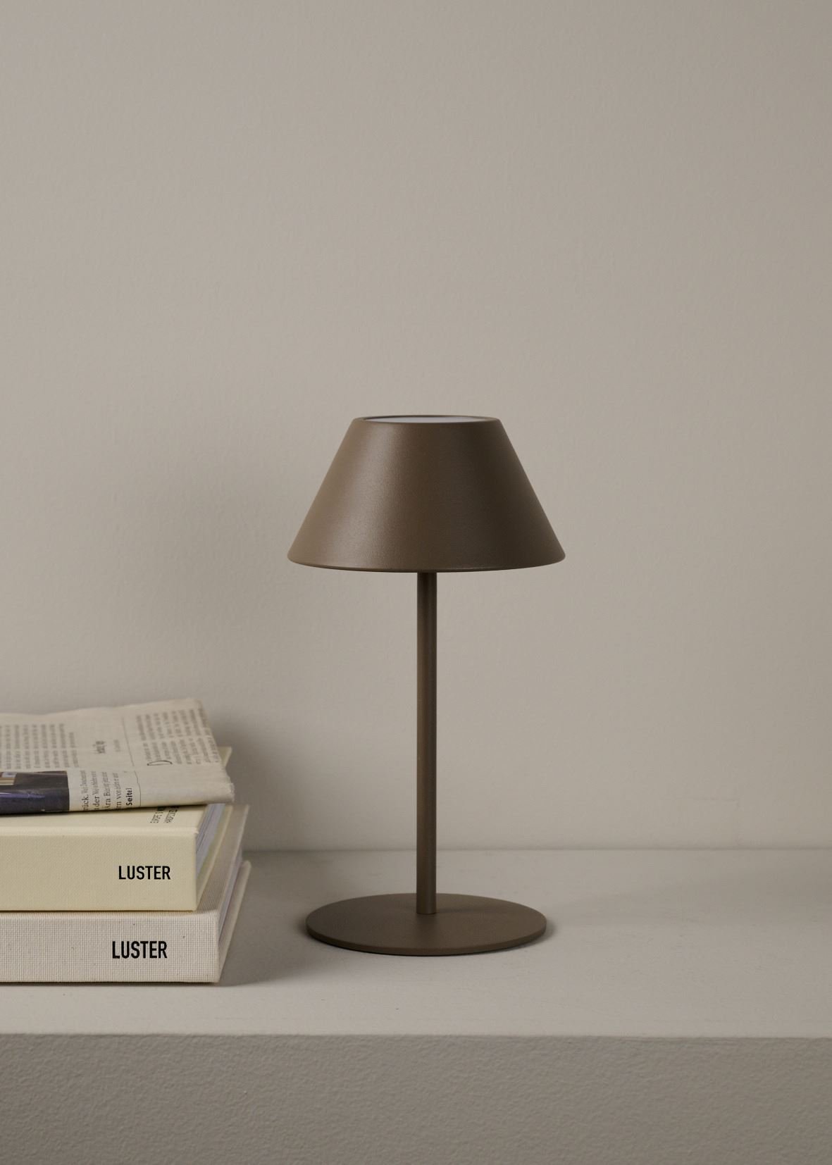 Batteridriven lampa brun - 2