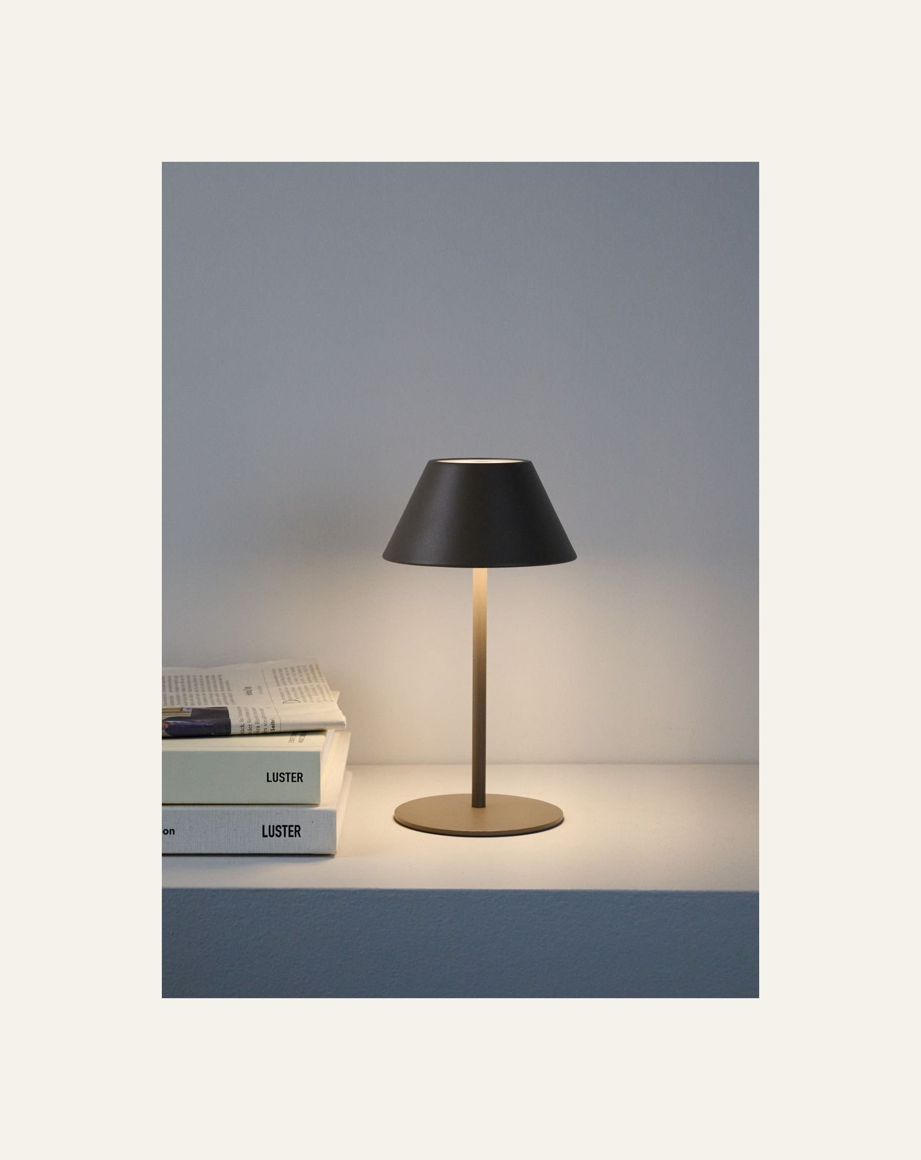 Batteridriven lampa brun - 3