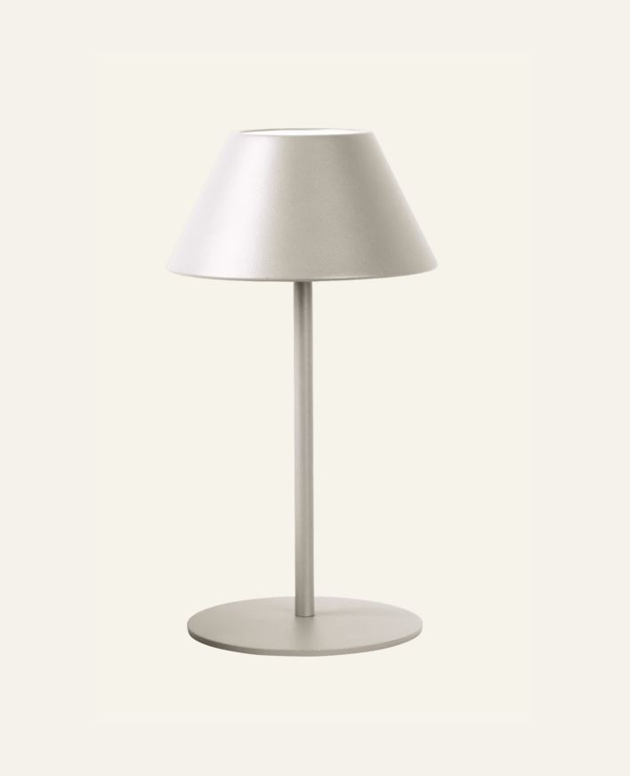 Batteridriven lampa ljusbeige - 10x10x21 cm ljusbeige - 1