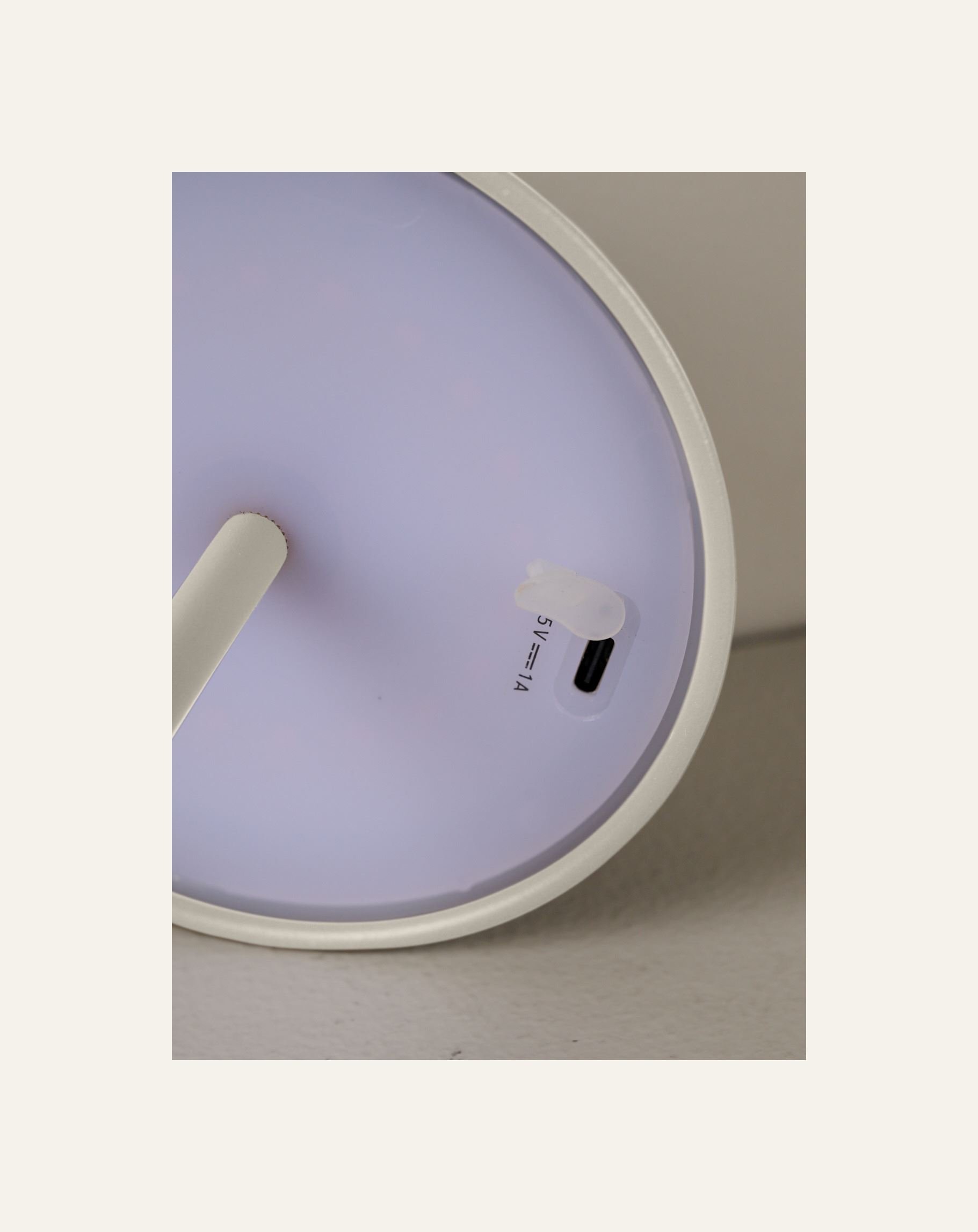 Batteridriven lampa ljusbeige - 5