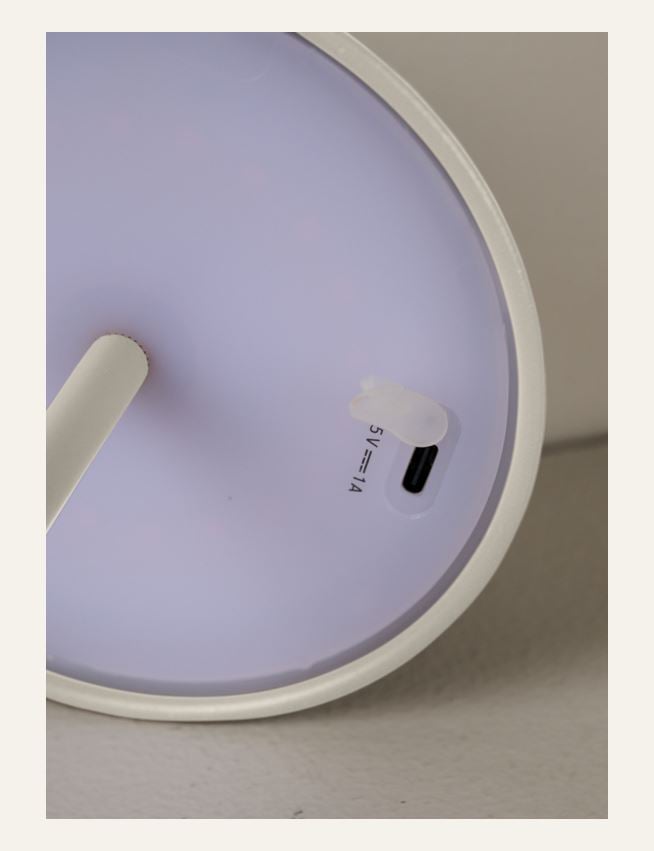 Batteridriven lampa ljusbeige - 5