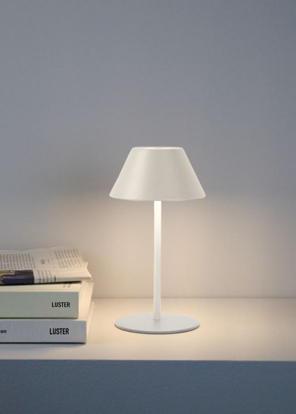 Batteridriven lampa ljusbeige - 2