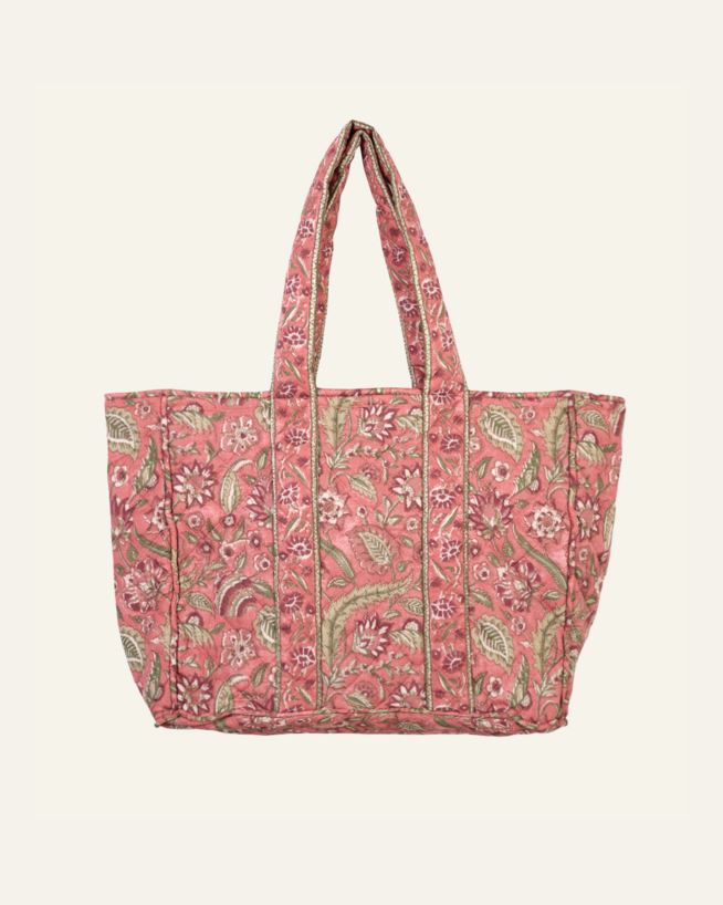 Liten tygväska multi/rosa - 30x40 cm multi/rosa - 1