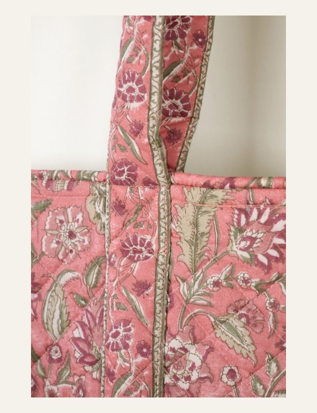 Liten tygväska multi/rosa - 2