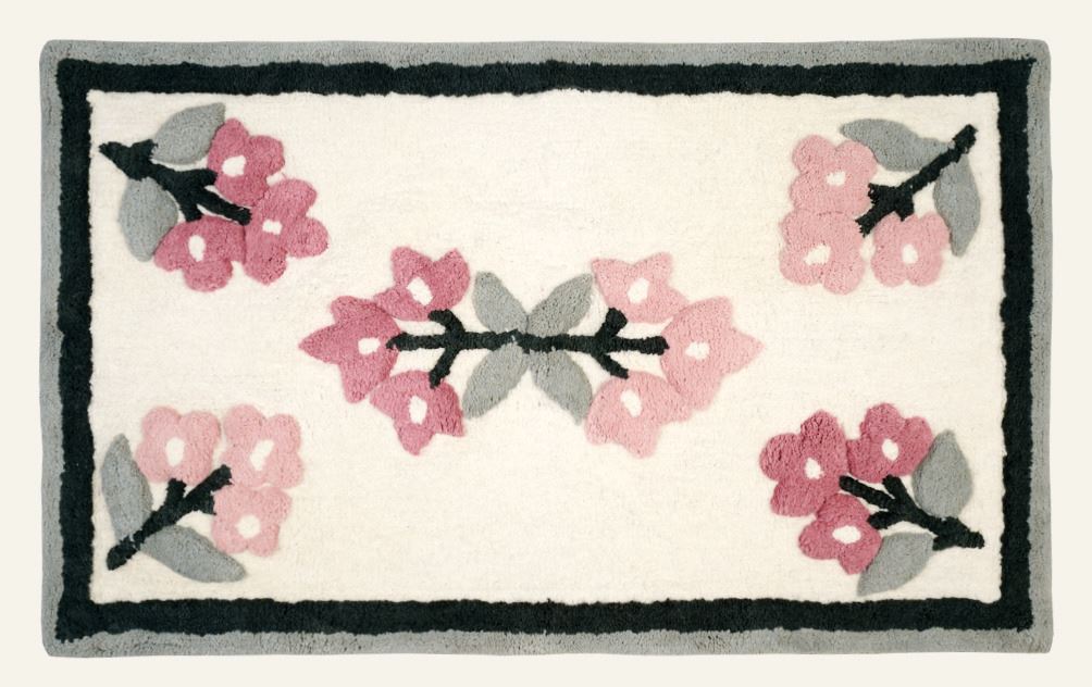 Badrumsmatta multi/rosa - 55x90 cm multi/rosa - 1
