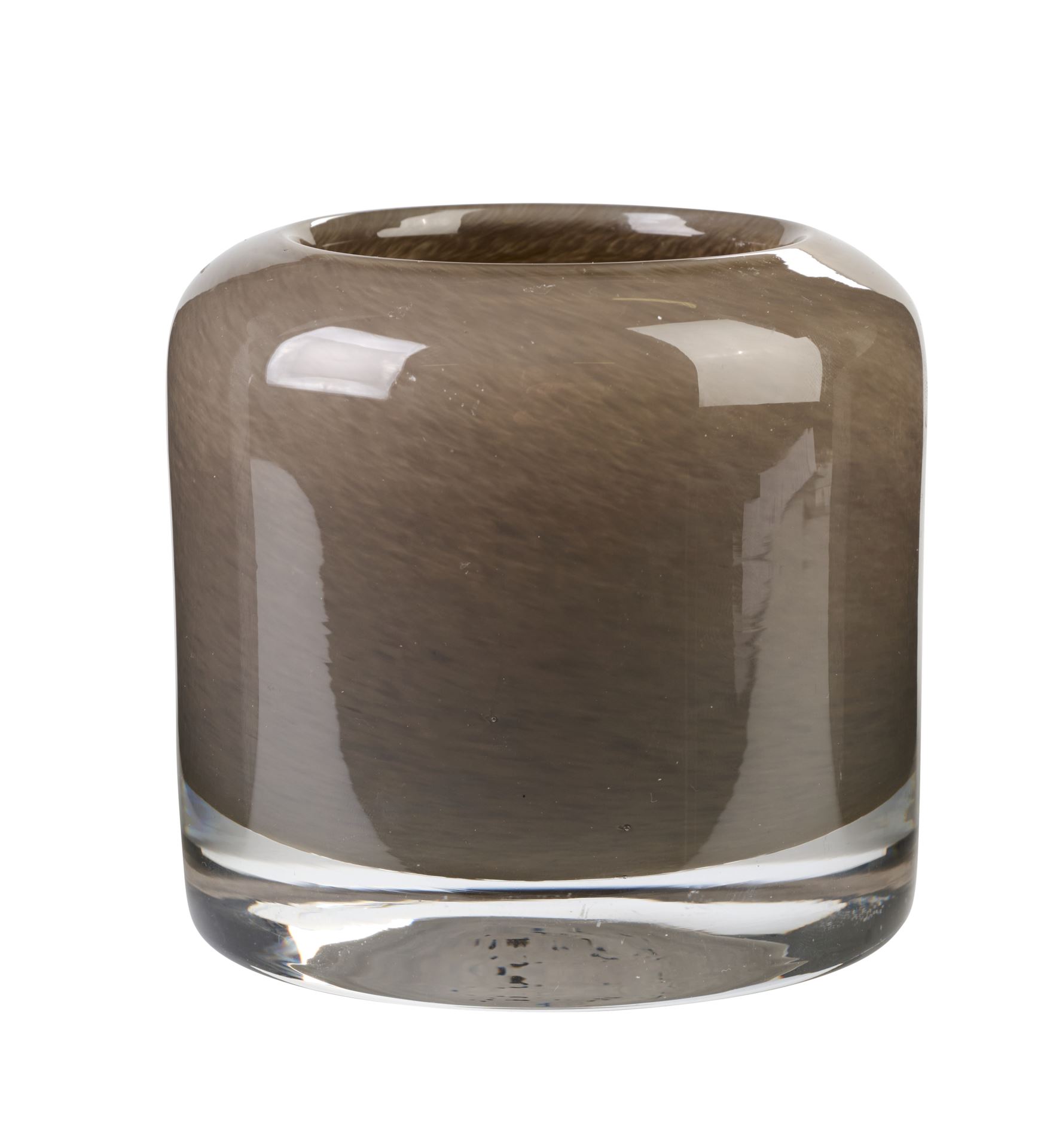 Värmeljushållare taupe - 10x10x9,5 cm taupe - 1