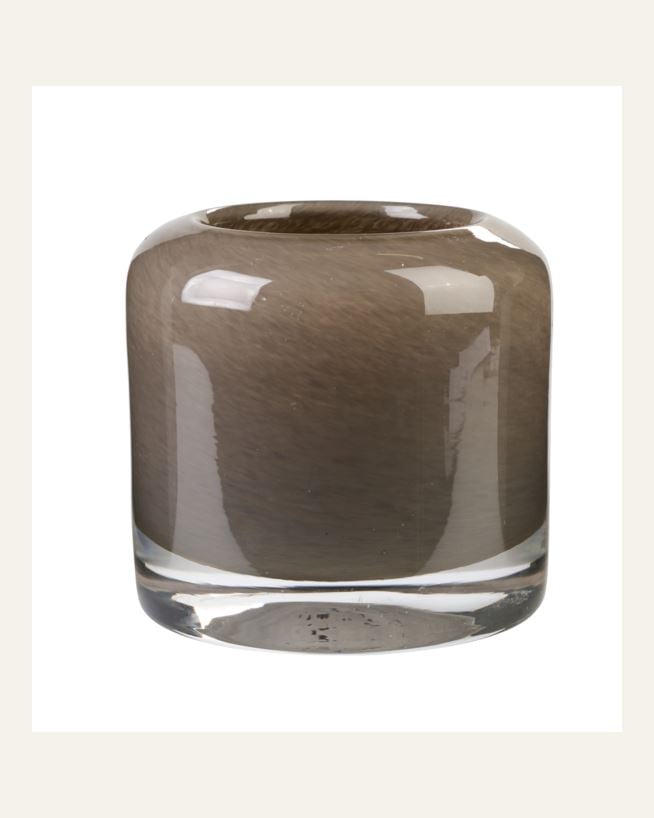 Värmeljushållare taupe - 10x10x9,5 cm taupe - 1
