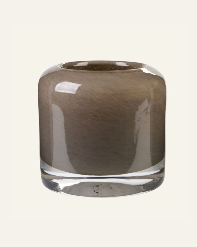 Värmeljushållare taupe - 10x10x9,5 cm taupe - 1