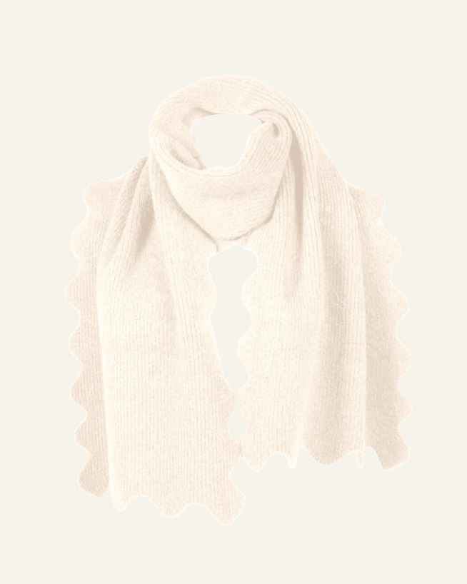 Scarf offwhite - 37x184 cm offwhite - 1