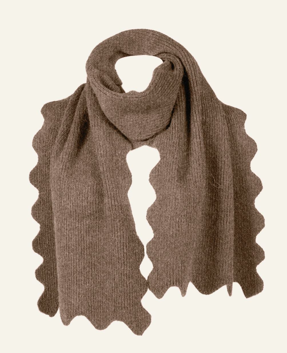 Scarf brun - 37x184 cm brun - 1