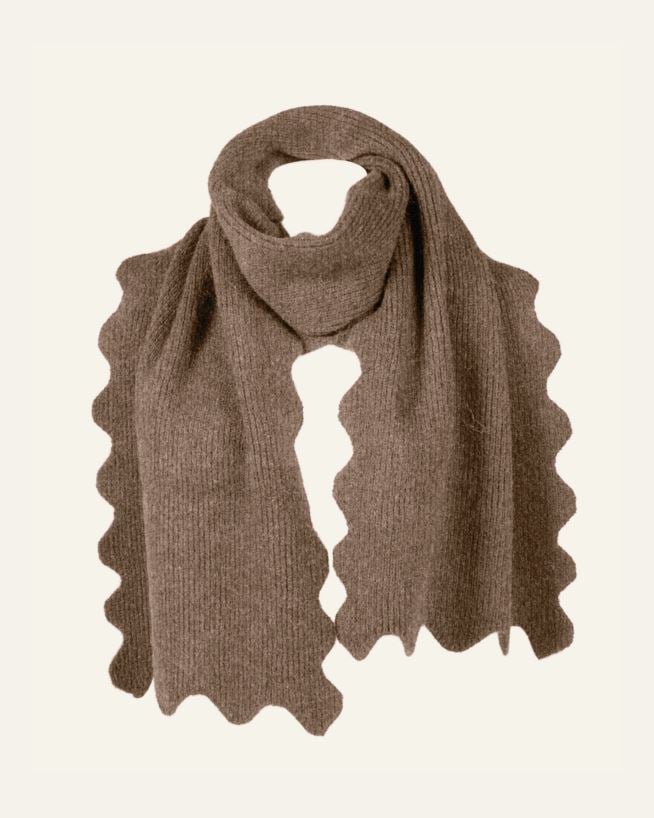Scarf brun - 37x184 cm brun - 1