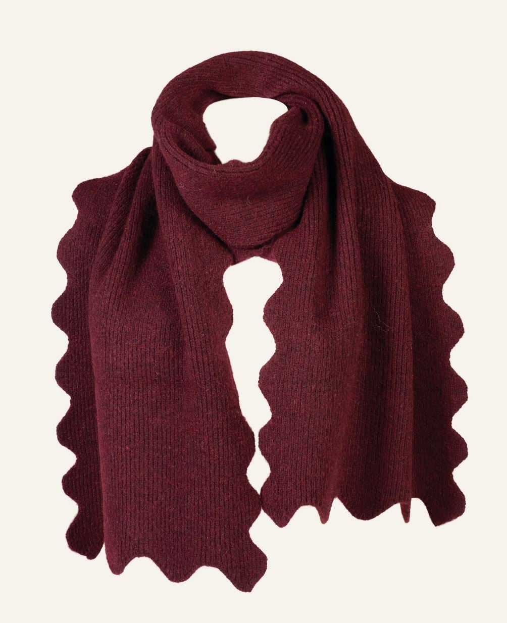 Scarf burgundy - 37x184 cm burgundy - 1