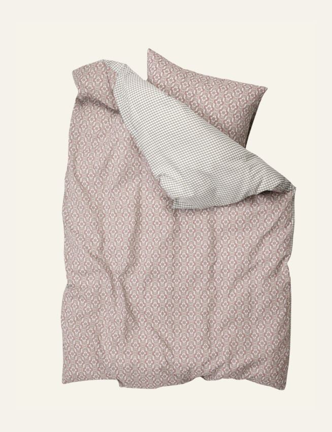 Påslakanset i bäckebölja multi/rosa - 2