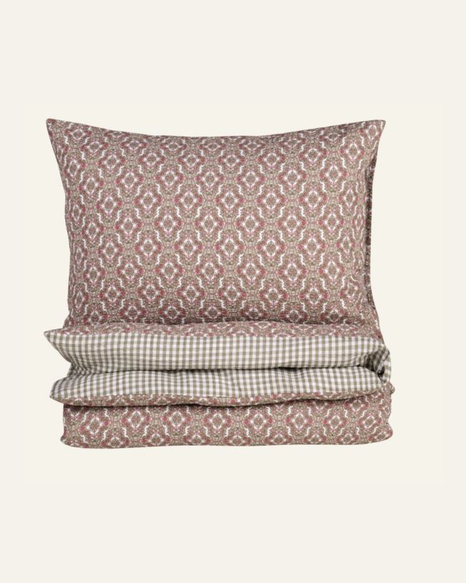 Påslakanset i bäckebölja multi/rosa - 230x220 cm multi/rosa - 1
