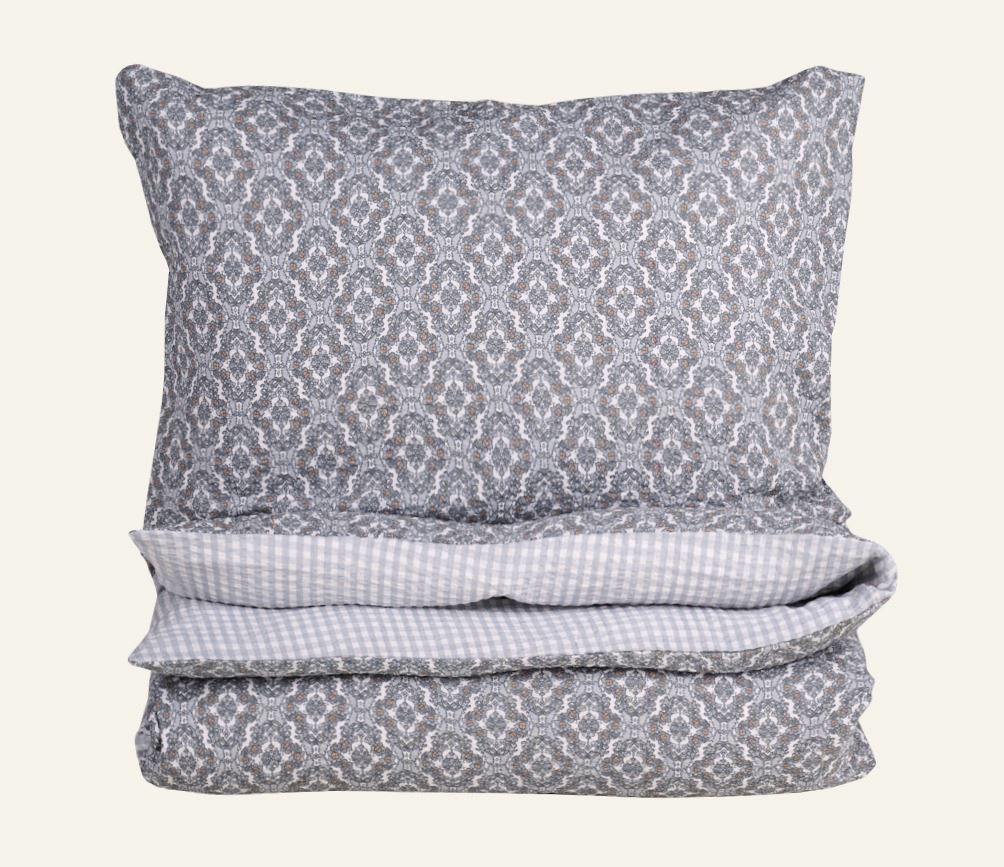 Påslakanset i bäckebölja multi/blå - 150x210 cm/50x60 cm multi/blå - 1