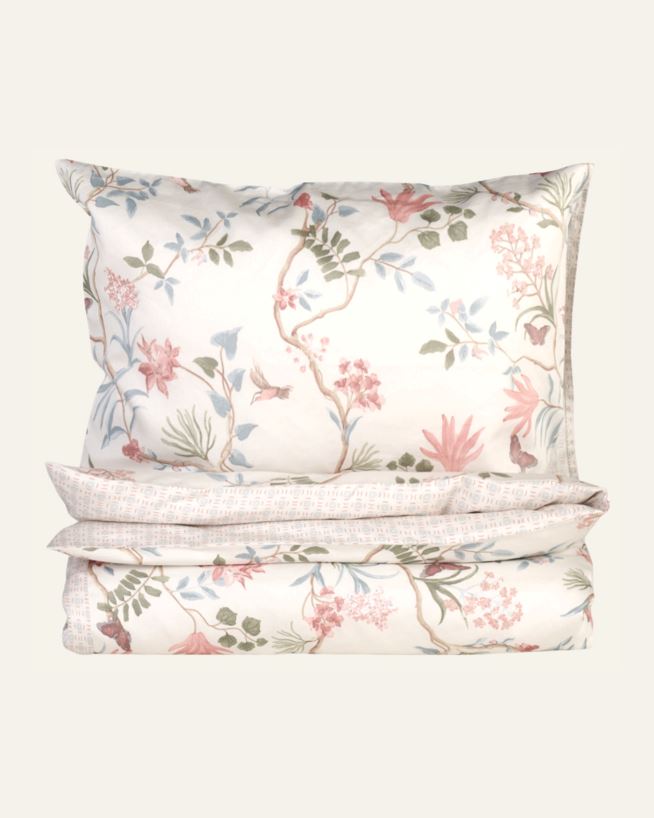 Påslakanset i satin offwhite - 150x210 cm offwhite - 1