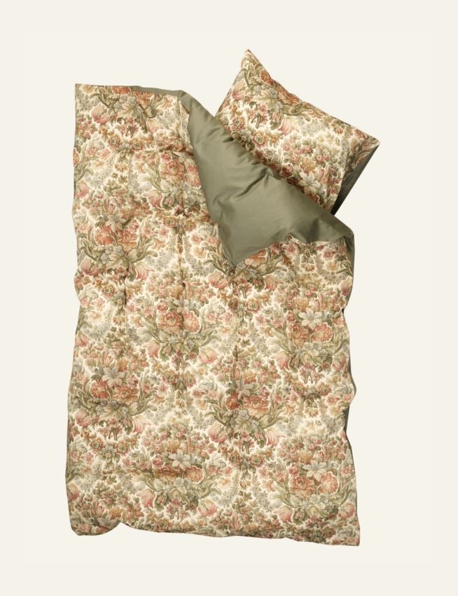 Påslakanset i satin multi/rosa - 2
