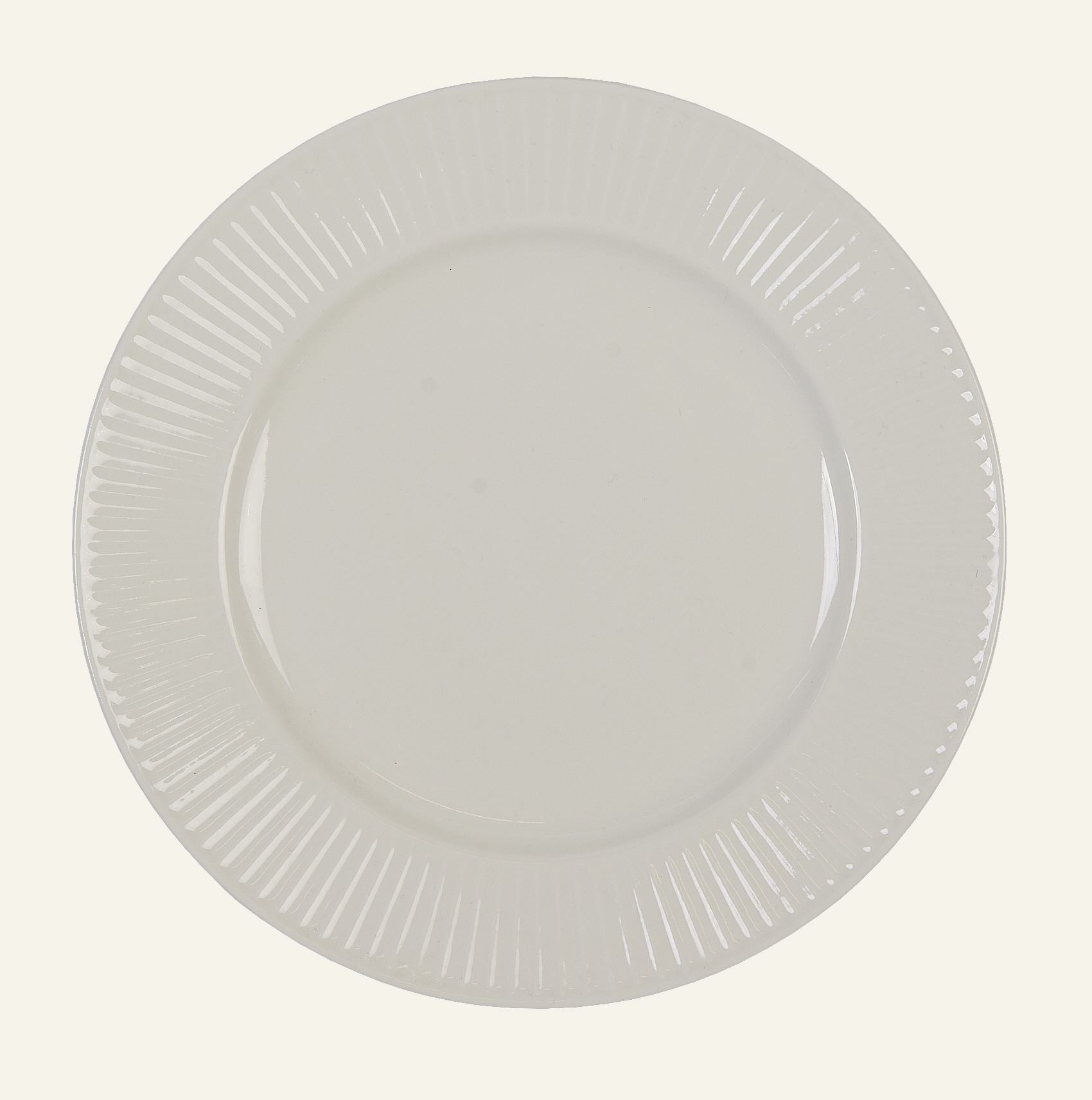 Frukosttallrik vit - ø19,8 vit - 1