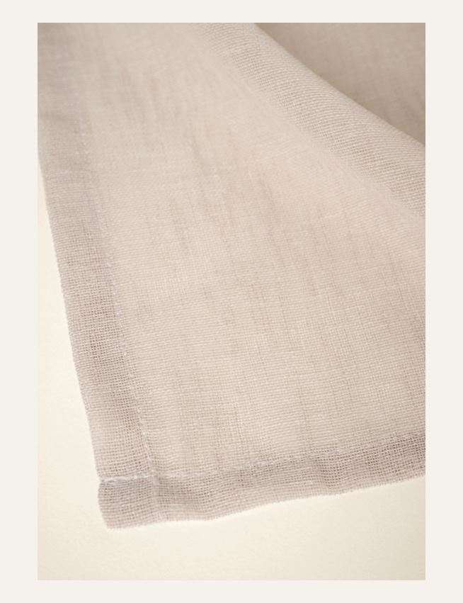 Gardinkappa lång ljusbeige - 8