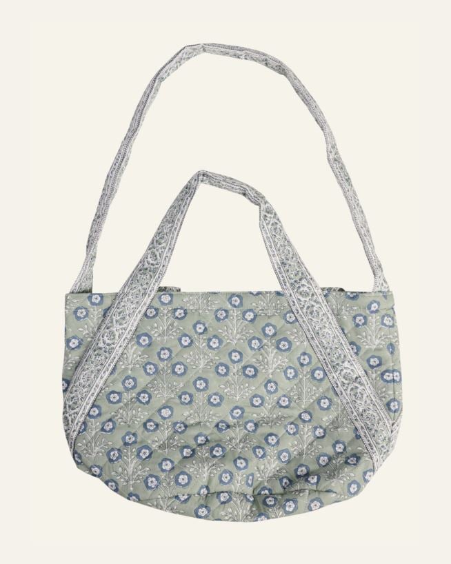 Liten tygväska grön - 28x47 cm grön - 1