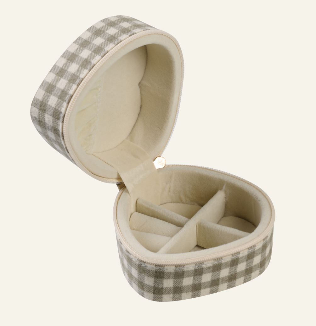 Smyckeskrin olivgrön - 6x9 cm olivgrön - 1