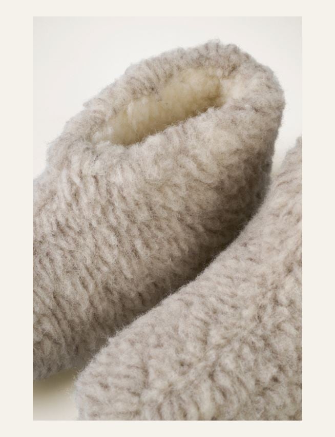 Ulltofflor ljusbeige - 2