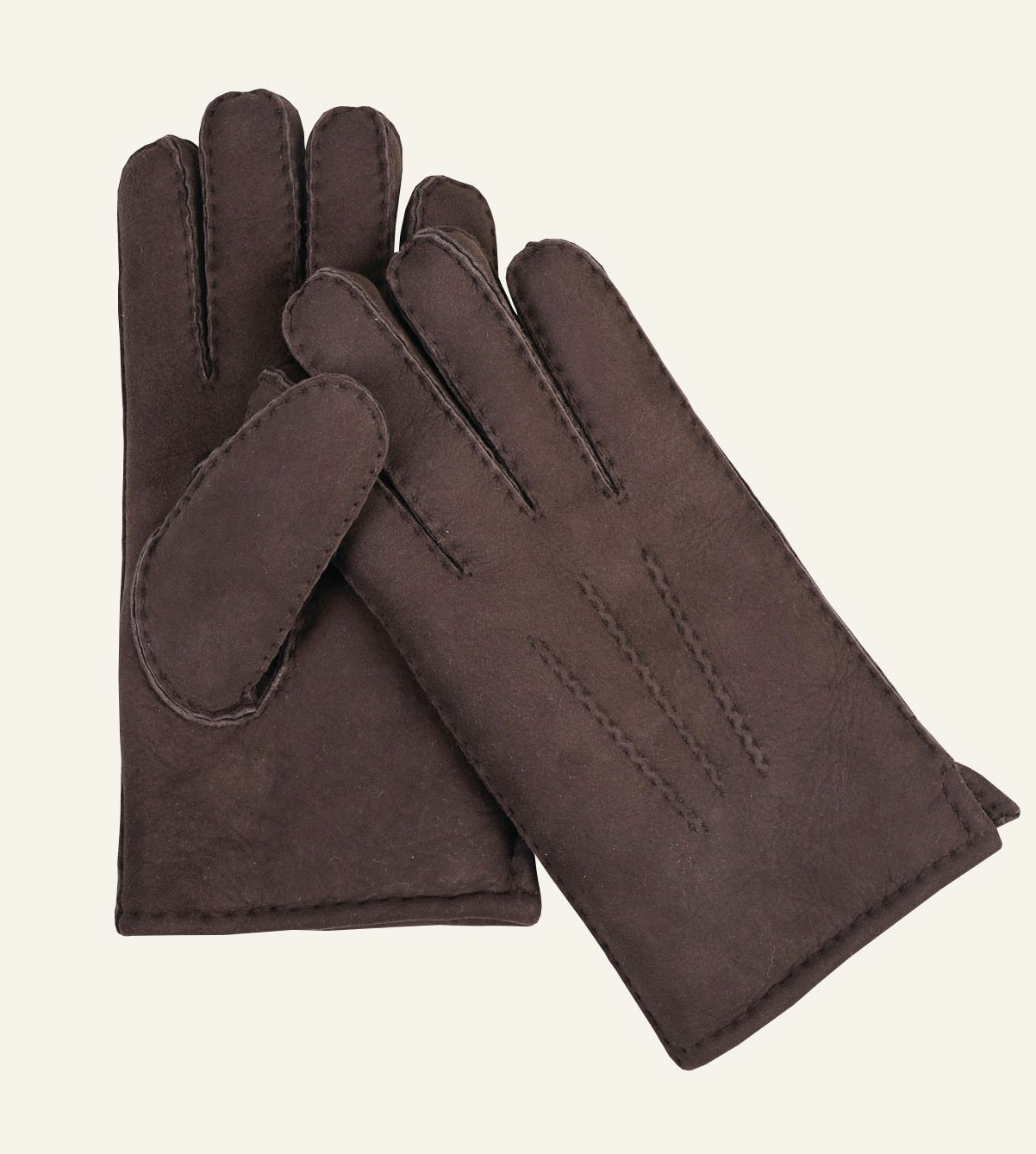 Skinnhandske mörkbrun - one size mörkbrun - 1