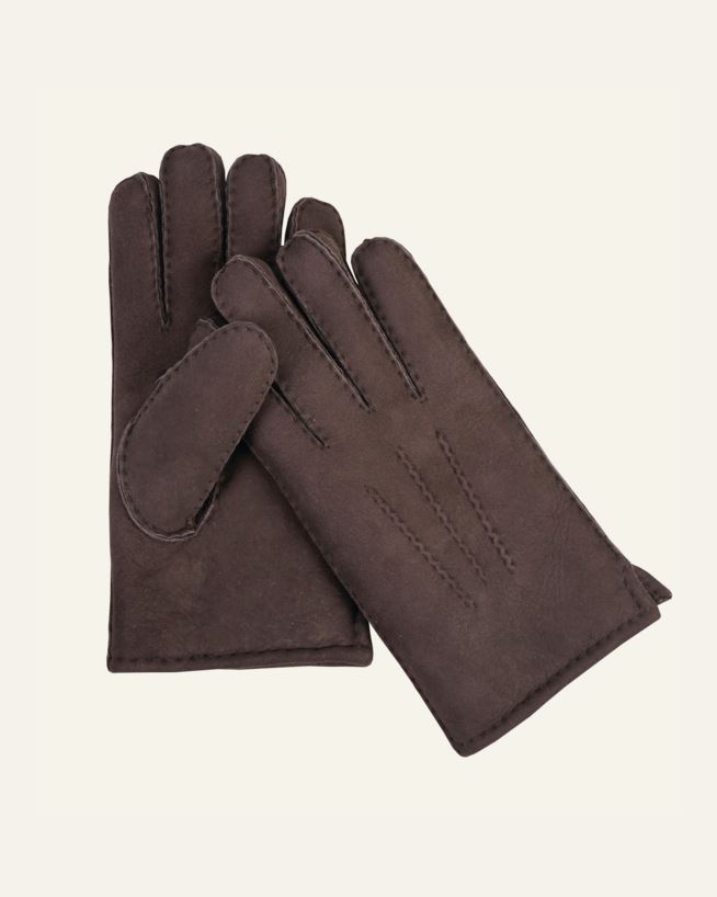 Skinnhandske mörkbrun - one size mörkbrun - 1