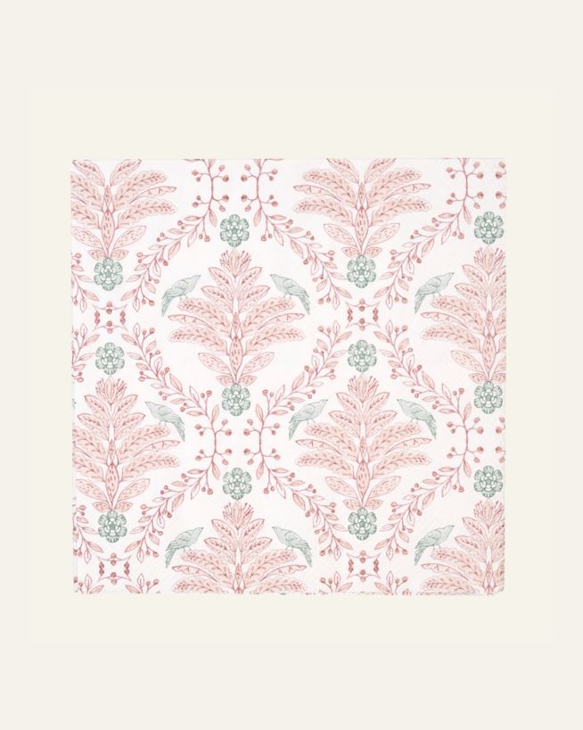 Pappersservetter multi/rosa - 33x33 cm multi/rosa - 1