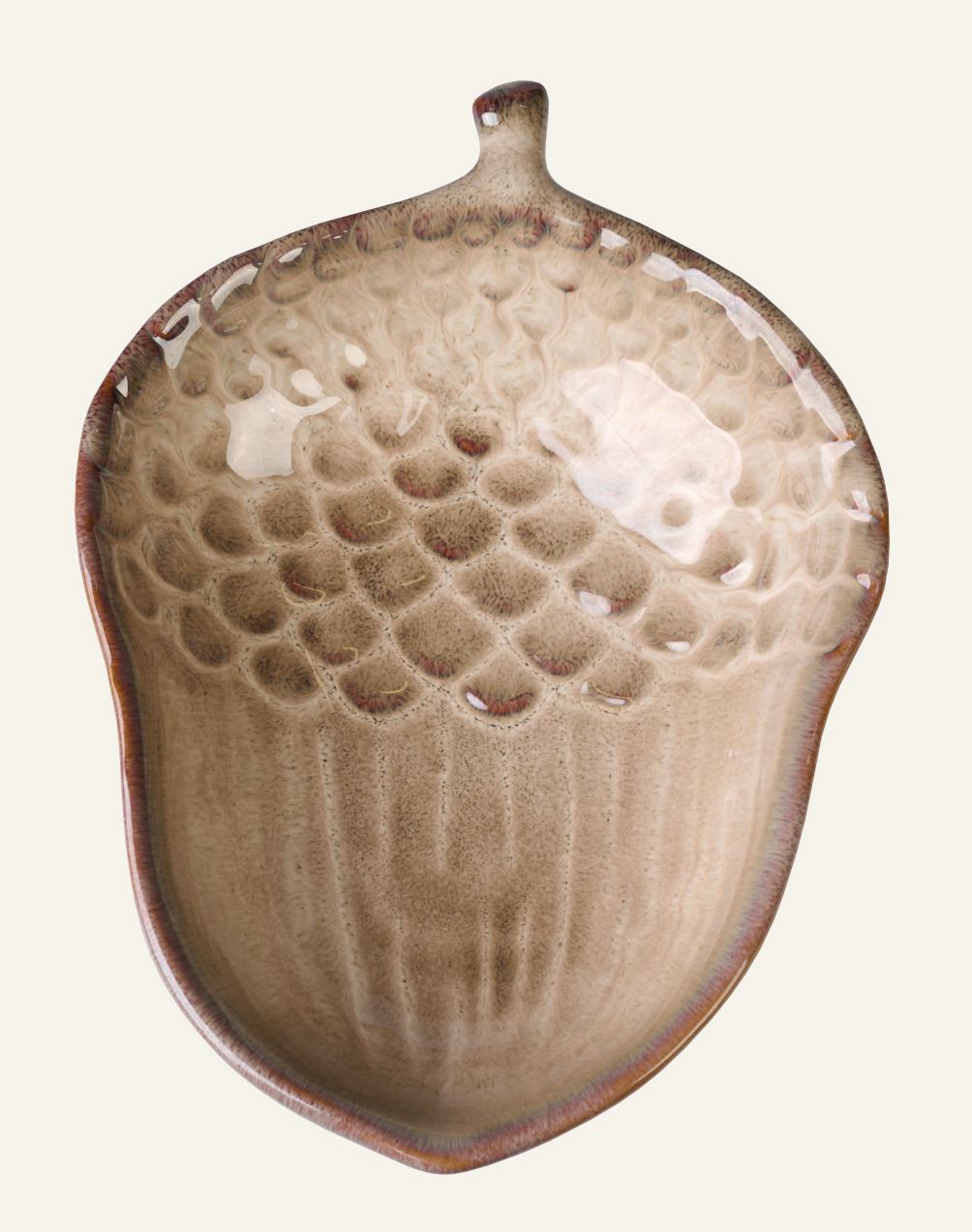 Skål beige - 20x14,5x4 cm beige - 1