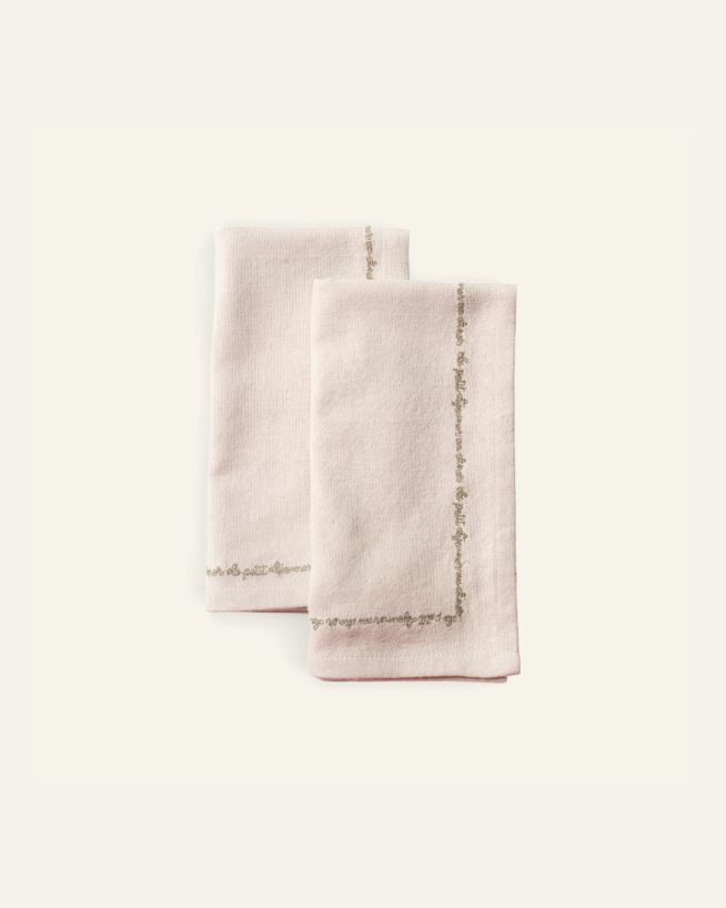 2-pack tygservetter natur - 45x45 cm natur - 1